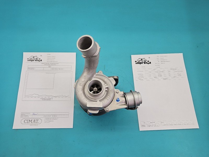 Turbosprężarka Regenerowana Renault Megane II 708639-5, GT1749V, GIF03192F 1.9 dci 120KM Turbosprężarka Regenerowana Renault Megane II 708639-5, GT1749V, GIF03192F 1.9 dci 120KM