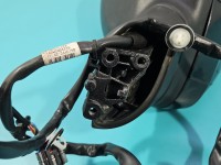 Lusterko lewe Audi A4 B9 elektryczny, Europejska, Kod lakieru: LY9T, Składane elektrycznie, pęknięcie na kierunkowskazie,...