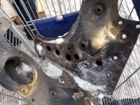 WÓZEK KOŁYSKA TRAWERS Sanki Belka silnika Alfa romeo 147 1.6 16V