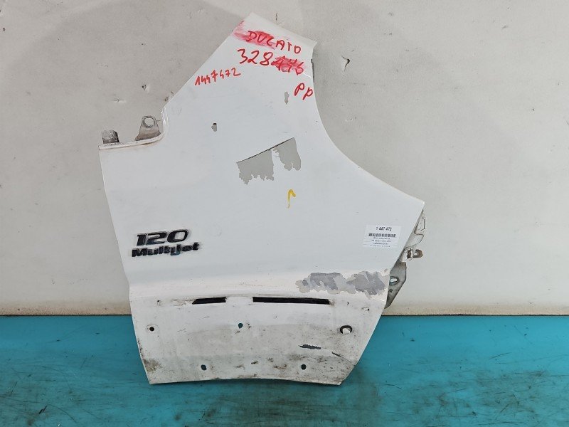 Błotnik przód prawy Fiat Ducato III 06-14 boxer jumper biały