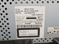 Radio fabryczne Suzuki Splash 39101-51K0 radioodtwarzacz