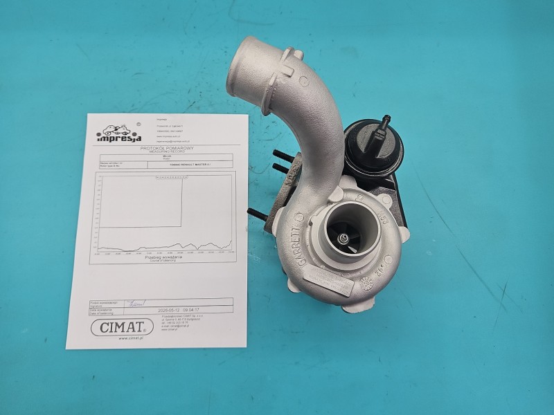 Turbosprężarka Regenerowana Renault Master II 2.2 dci 90KM 720244-1, GT1549, H100289-8200100284