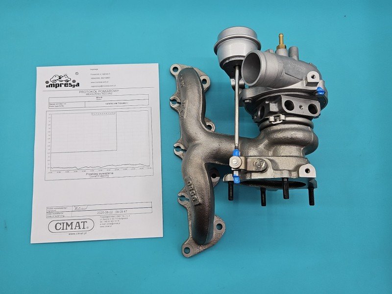 Turbosprężarka Regenerowana Vw Tiguan I 07- K032074, 03C145701K, KB50130970 00794 1.4 TSI 150KM