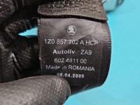 Pas bezpieczeństwa przód prawy pasażera Skoda Octavia II 1Z0857702A