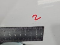 Drzwi tył prawe Skoda Fabia II HB 5d biały LF9E