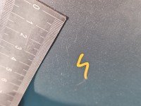 Drzwi tył lewe Toyota Yaris II HB 5d srebrny 1F8