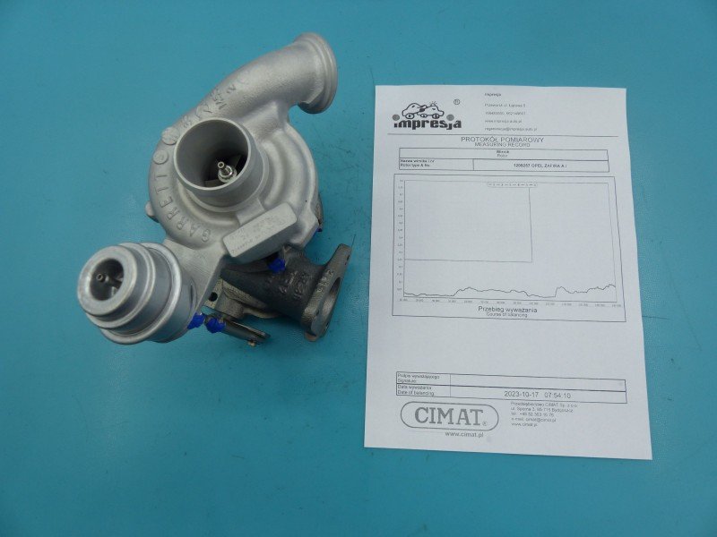 Turbosprężarka Regenerowana Opel Zafira A 708867-2, 24461825 2.0 dti