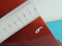 Błotnik przód lewy Kia Sportage III 10-15 pomarańczowy D2A