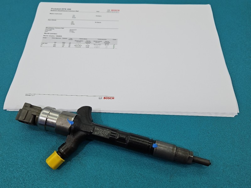 TESTOWANY Wtryskiwacz 23670-27030 Toyota Rav4 II 00- 2.0 D4D 1CDFTV 116KM