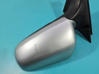 Lusterko lewe Audi A4 B5 przebarwienia na szkle, malowane, 5pin SREBRNY Ly7m europa