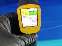 DRZWI PRZÓD PRAWE PASAŻERA Skoda Fabia II 5d niebieski 4590