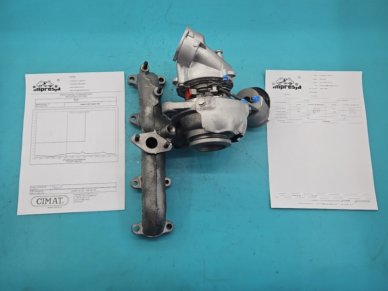 Turbosprężarka Regenerowana Vw Passat B6 2.0 tdi 140KM 765261-6, GT1646V, HGR 036 253 010