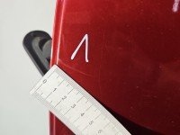 Drzwi tył lewe Toyota Yaris III HB 5d bordowy 3N8