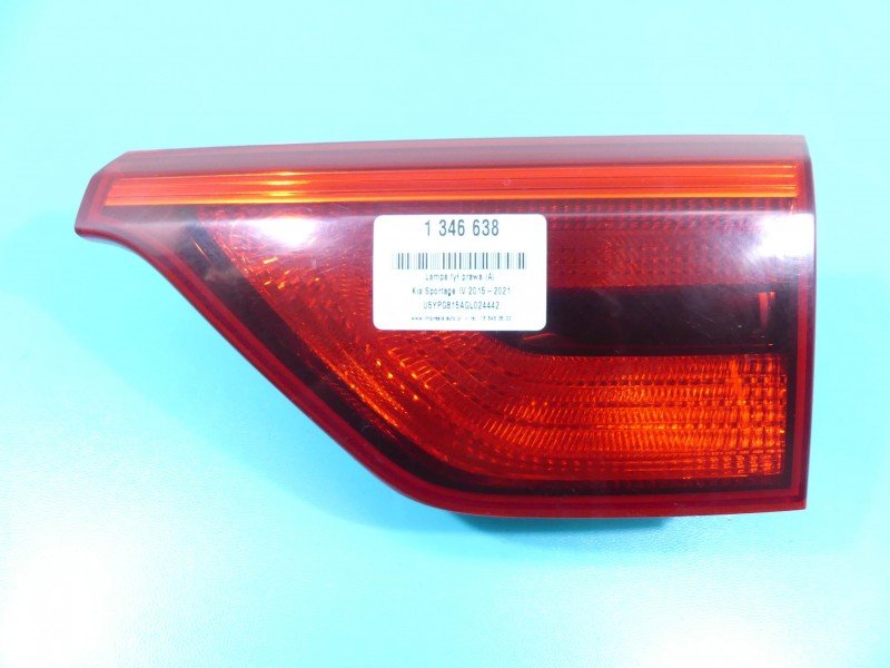 Lampa tył prawa Sportage IV 2015-2021 HB