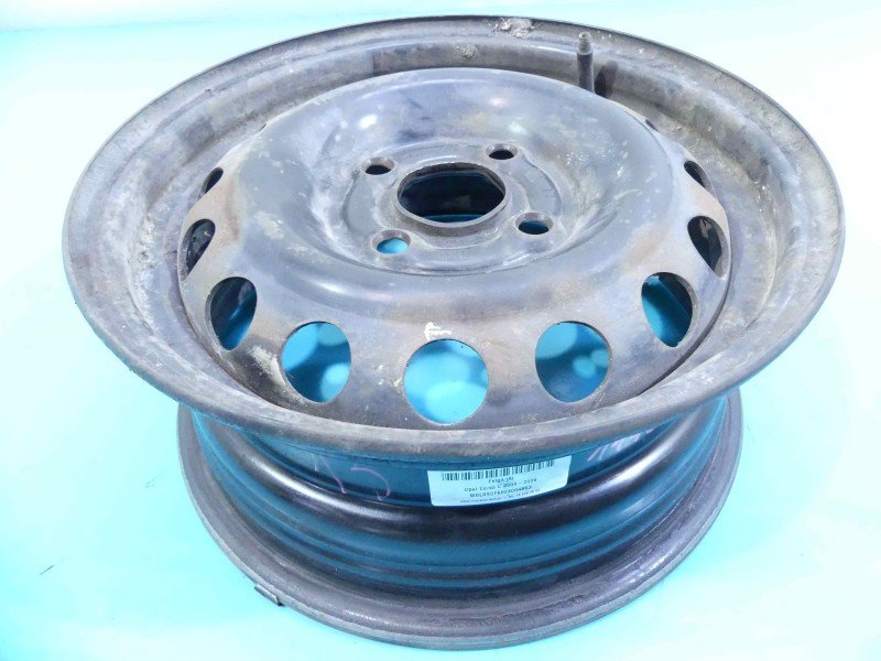 Felga stalowa 13" Opel Corsa C Średnica felgi: 13", Szerokość felgi: 5.5", Rozstaw śrub: 4x100, Et46, 51/2Jx13H2 Felga stalowa 13" Opel Corsa C Średnica felgi: 13", Szerokość felgi: 5.5", Rozstaw śrub: 4x100, Et46, 51/2Jx13H2