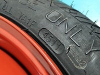 Koło zapasowe 15" dojazdowe dojazdówka Hyundai I20 I 08-14 Rozstaw śrub: 4x100, Marka: Kumho, 115 mm, Profil opony: 70,...