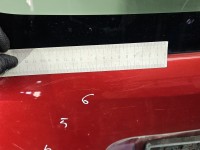 Klapa tył Dodge Caravan V 07-20 HB 5d bordowy