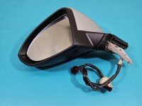 Lusterko lewe pin Vw Golf VII HB srebrny LA7W 5d europa