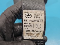 Pas bezpieczeństwa tył lewy TOYOTA, Europejska, kombi Toyota Auris II 73360-02750