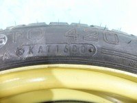 Koło zapasowe 14" dojazdowe dojazdówka Toyota Yaris I Rozstaw śrub: 4x100, Dunlop, 115 mm, Profil opony: 70, Dunlop R14...