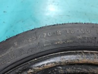 Koło zapasowe 18" dojazdowe dojazdówka Vw Golf plus Rozstaw śrub: 5x112, Continental, 125 mm, Profil opony: 70, Kod...