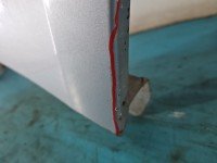 Błotnik przód prawy Mercedes CLS C219 W219 srebrny 775U IRIDIUM SILVER - METALLIC FINISH C775