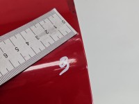 Błotnik przód lewy Audi A4 B7 czerwony LY3J