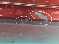 Drzwi tył prawe Vw Passat B4 sedan 5d bordowy