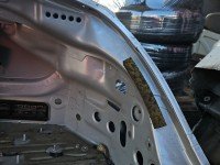 Błotnik tył prawy Mercedes CLS II C218 W218 218 srebrny 775 ćwiartka