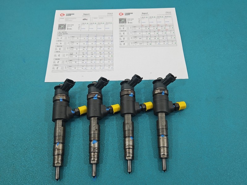 TESTOWANY Wtryskiwacz komplet Peugeot 308 I T7 0445110340 1.6 hdi