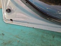 Drzwi tył lewe Honda Jazz II HB 5d błękitny B506M