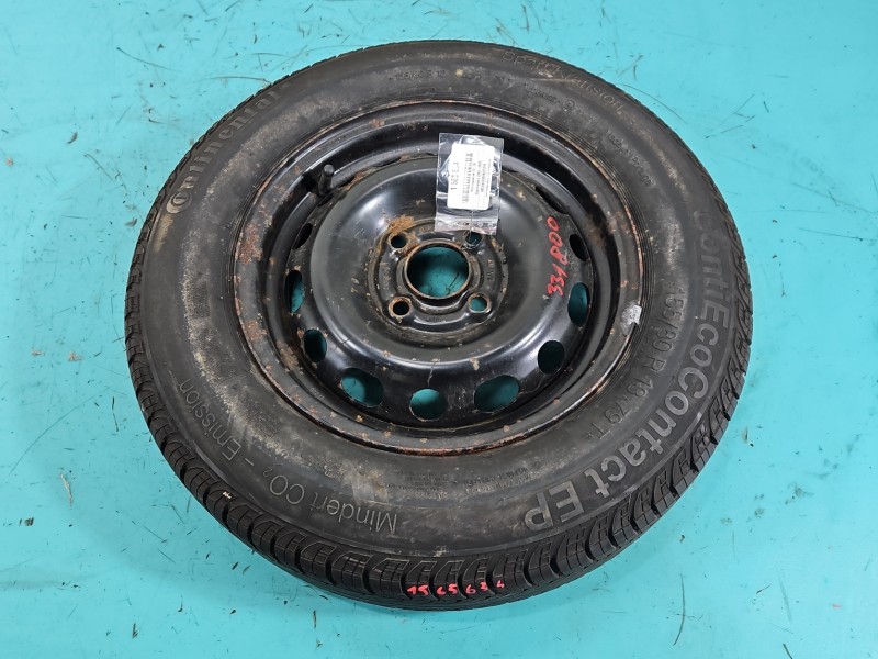 Koło zapasowe 13" dojazdowe dojazdówka Opel Corsa C Rozstaw śrub: 4x100, Continental, 155 mm, Profil opony: 80,...