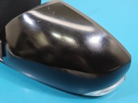 Lusterko lewe Renault Fluence czarny, malowana, elektryczny, Europejska, 10pin. Malowana obudowa czarny NV676 europa