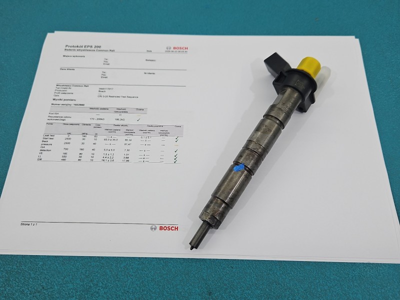TESTOWANY Wtryskiwacz 0445117017 BMW F01 3.0d 306KM