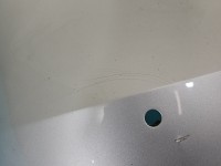 Zderzak tył MERCEDES W176 POLAR SILVER - METALLIC PAINT (761U) HB