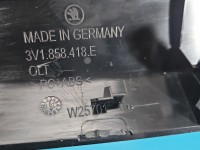 Listwa dekor deski Skoda Superb III 3V1858418E, 3V0857053A, 3V1858415 Europejska, kpl.