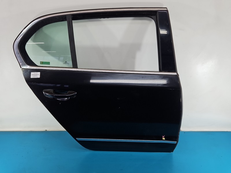 Drzwi tył prawe Skoda Superb II sedan 4d czarny F9R