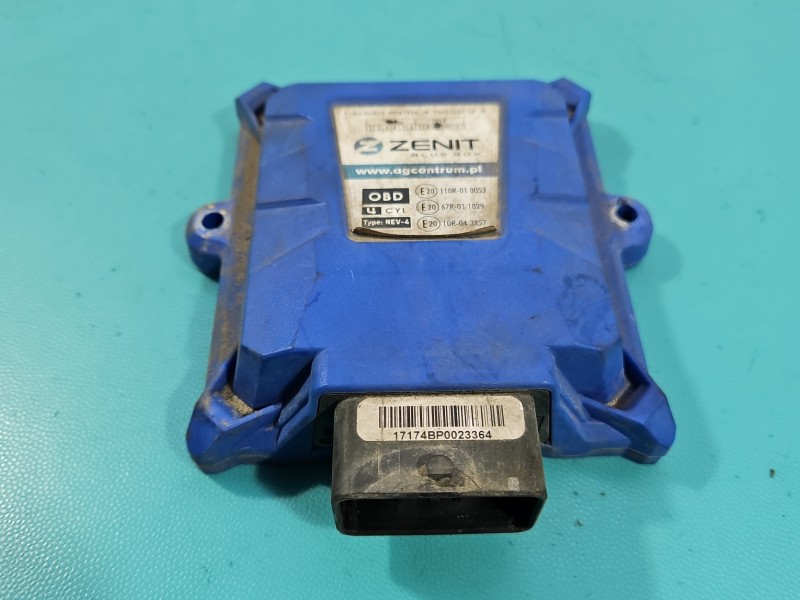 Sterownik LPG gazu 110R-01, 110R-010053 4 CYLINDER ZENIT BLUE BOX, ZENIT BLUE BOX