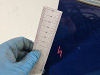 Błotnik przód prawy Opel Astra V K granatowy Y23A