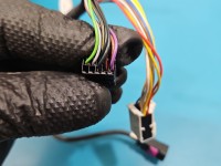 Lusterko prawe Mercedes W222 Europa /składane elektrycznie /8+8+10pin / Przytopiona obudowa / Nie działa dolne podświetlanie...
