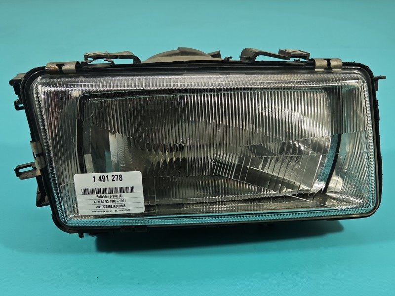 Reflektor prawy lampa przód Audi 80 B3 EUROPA