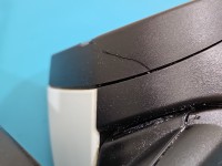 Lusterko prawe VOLVO S60 II 10- elektryczny, Europejska, 614-46, 11 pin Uszkodzona obudowa, rysy na obudowie europa