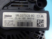 TEST Alternator Peugeot 508 10-18 9803750980, 2617908B 2.0 hdi