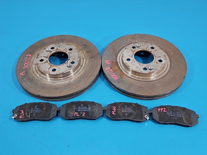 Tarcze hamulcowe przód klocki 300/28 Kia Sportage III 10-15 2.0 16V G4kd