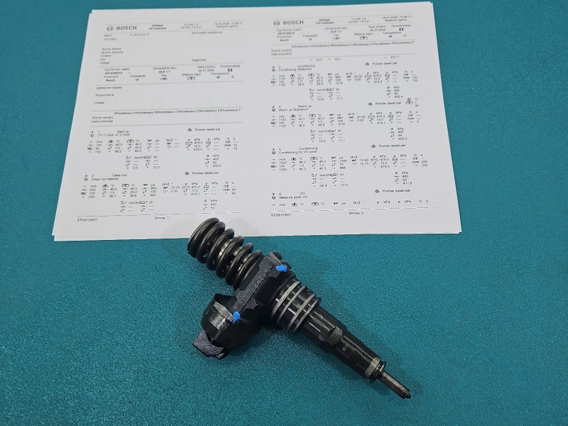 testowany Pompowtryskiwacz 0414720215, 038130073AG 1.9 tdi BKC