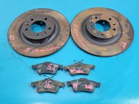 Tarcze hamulcowe tył klocki Citroen C5 II X7 2.0 hdi