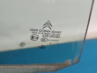 Szyba drzwi tył prawa Citroen C5 II X7 sedan