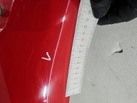 Błotnik przód prawy Toyota Yaris III czerwony