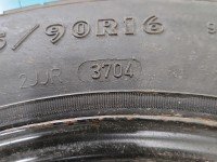 Koło zapasowe 16" dojazdowe dojazdówka Mercedes W169 Rozstaw śrub: 5x112, Continental, 125 mm, Profil opony: 90, 125/90 ET...
