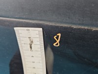 Drzwi tył lewe Peugeot 407 sedan 4d czarny, EXLD